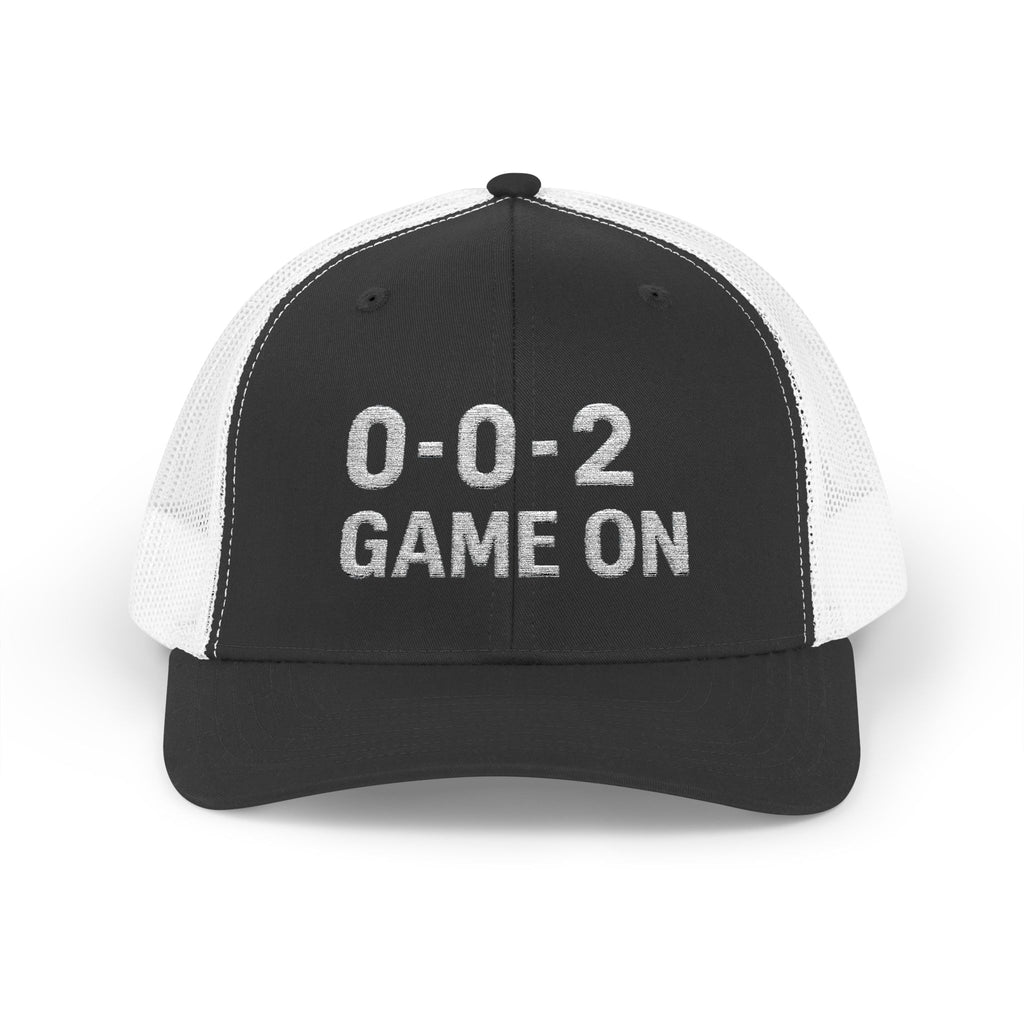 0-0-2 GAME ON Pickleball Trucker Cap (Yupoong 6606) – Embroidered Mesh Snapback
