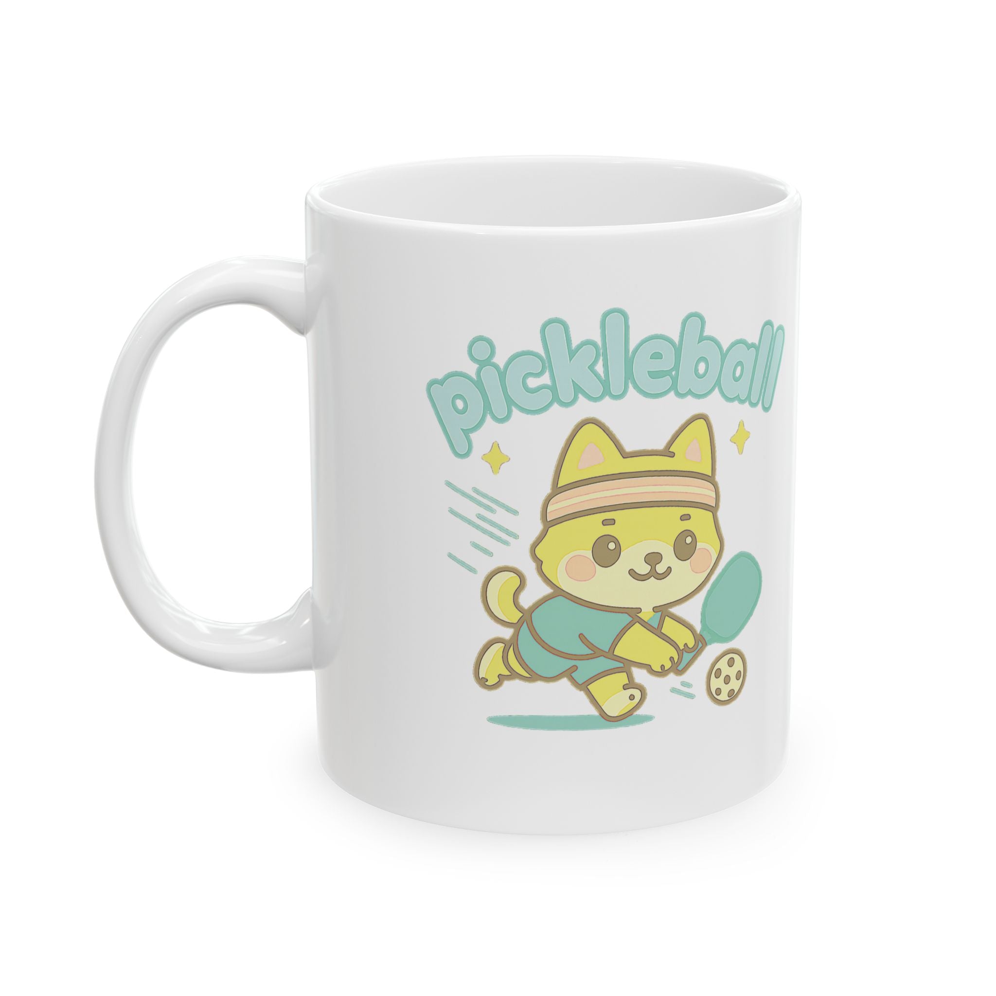 Shiba Pickleball Mug – Kawaii Dink Dog | Dishwasher & Microwave Safe | 11oz/15oz Ceramic