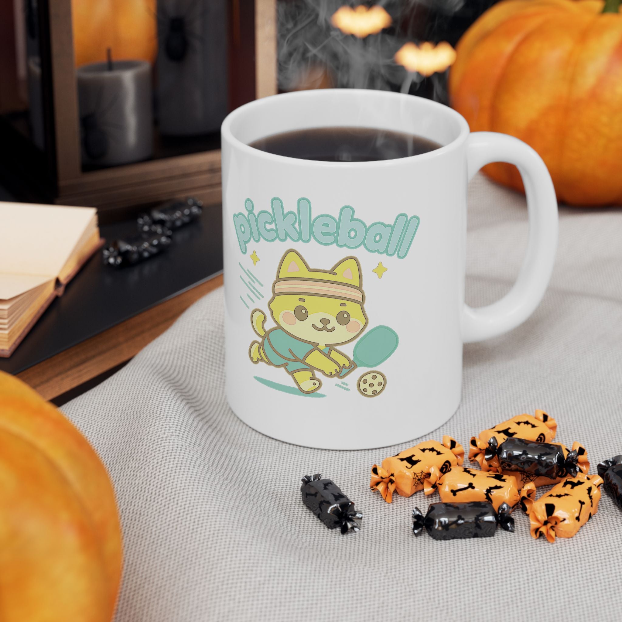 Shiba Pickleball Mug – Kawaii Dink Dog | Dishwasher & Microwave Safe | 11oz/15oz Ceramic