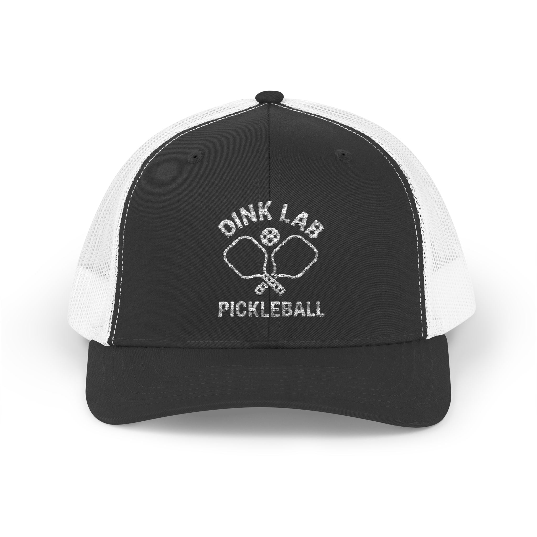 DINK LAB Pickleball Trucker Cap – Embroidered Snapback (Yupoong 6606)
