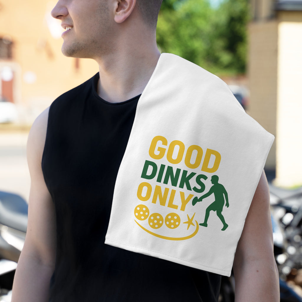 GOOD DINKS ONLY Pickleball Rally Towel | Quick-Dry Microfiber (11″×18″)