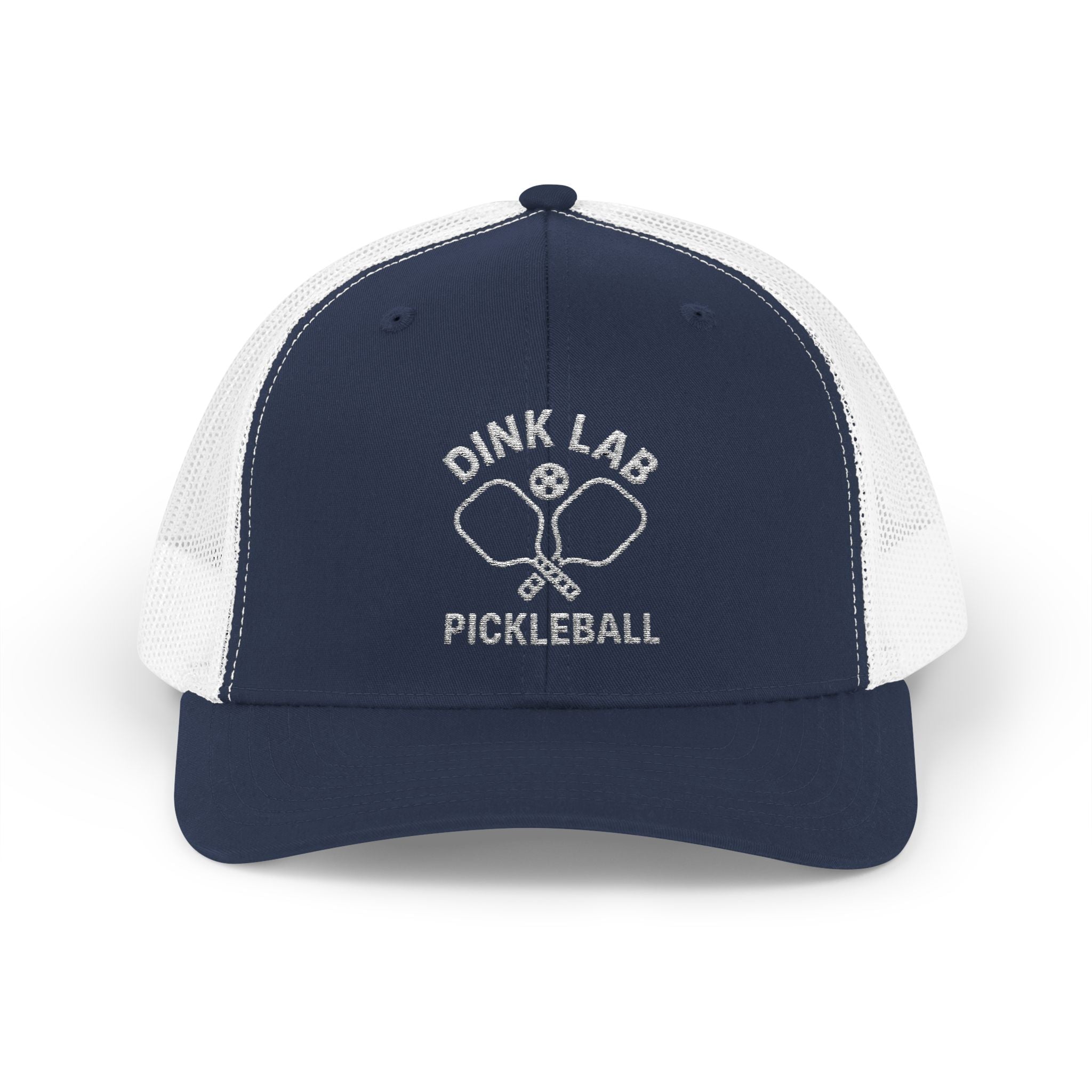 DINK LAB Pickleball Trucker Cap – Embroidered Snapback (Yupoong 6606)