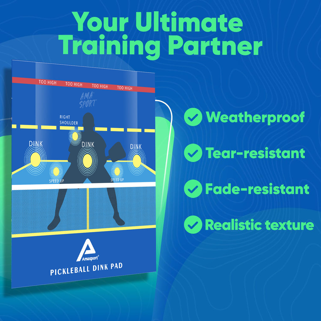 ピックルボール ディンク練習パッド｜吸盤固定・室内OK｜1人でコントロール練習