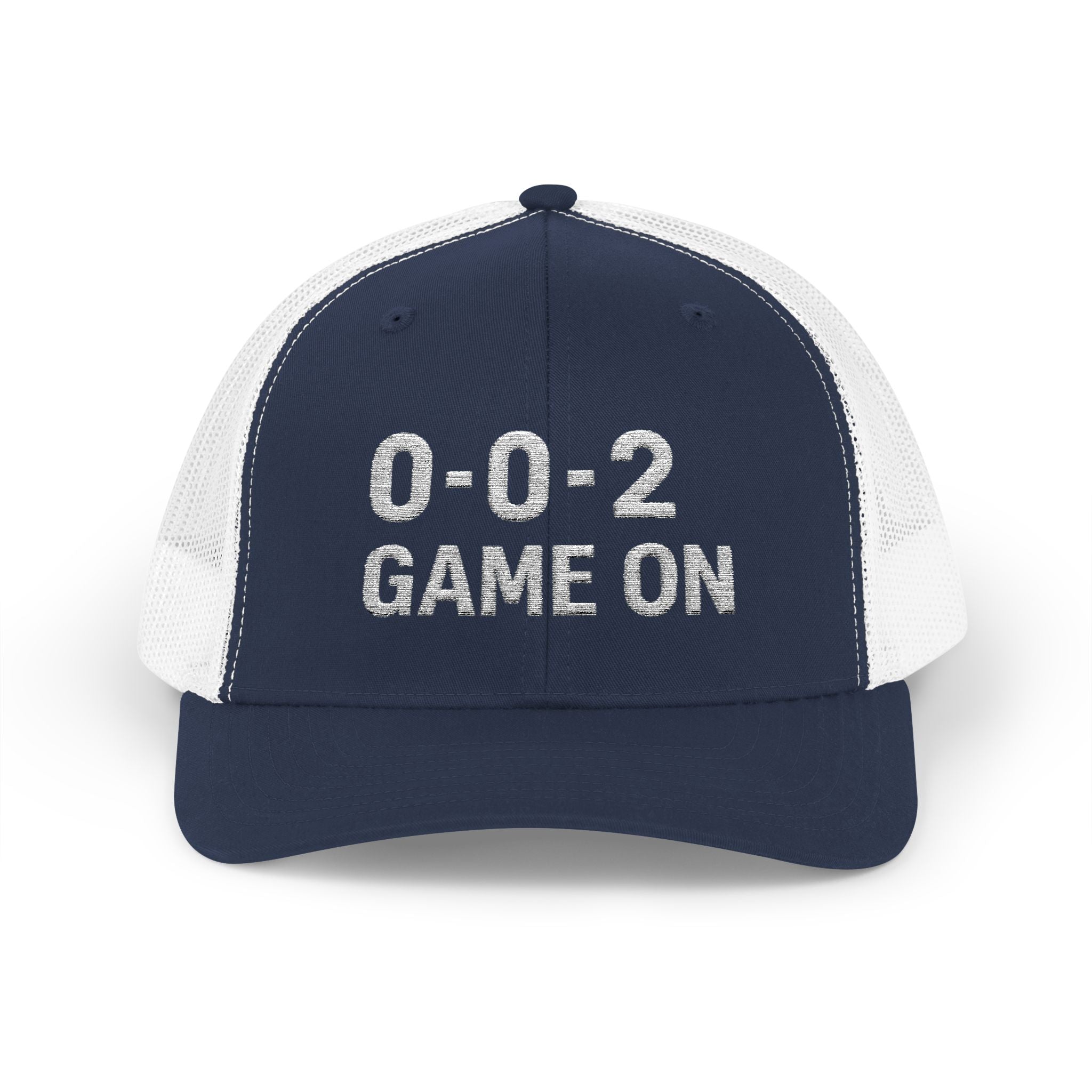 0-0-2 GAME ON Pickleball Trucker Cap (Yupoong 6606) – Embroidered Mesh Snapback