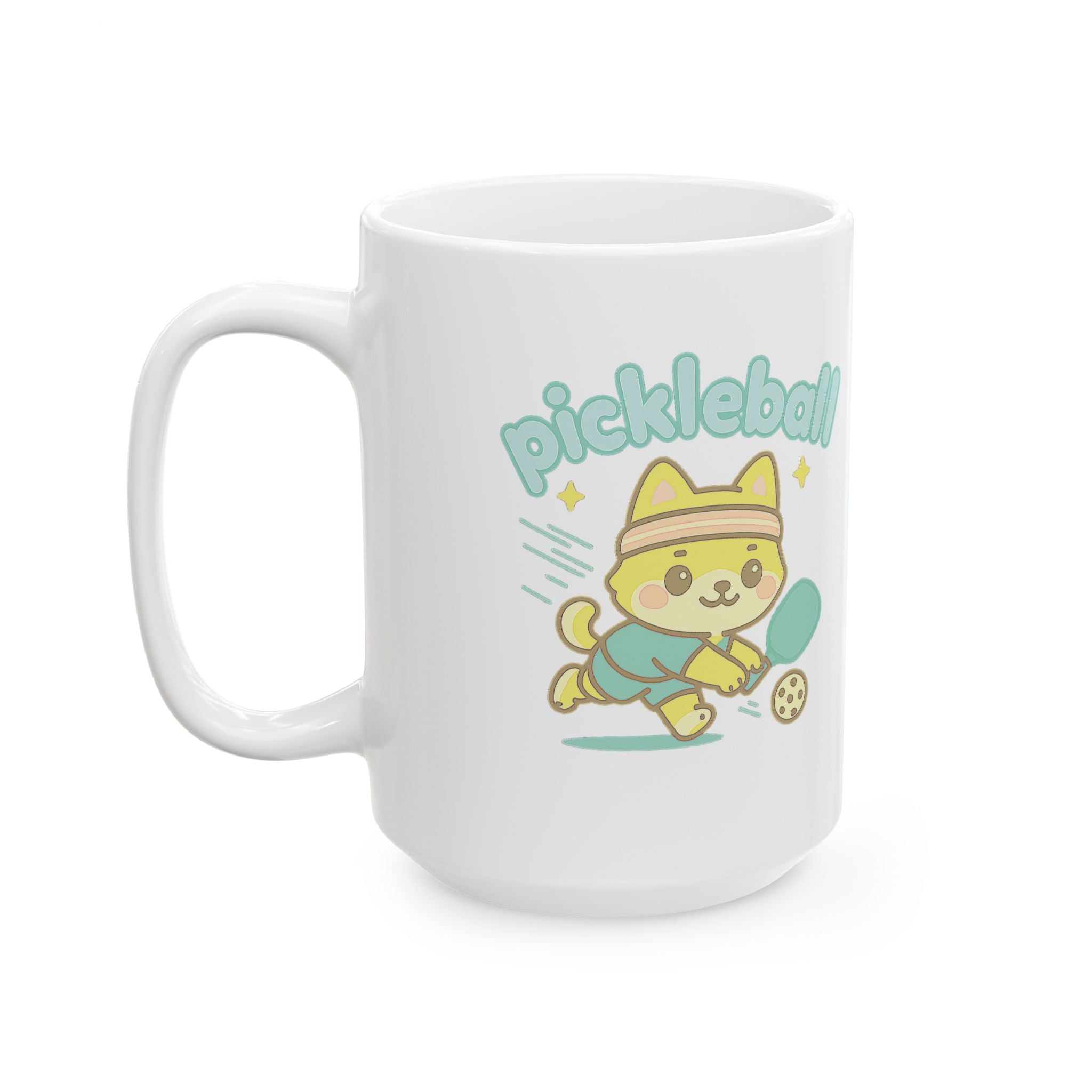 Shiba Pickleball Mug – Kawaii Dink Dog | Dishwasher & Microwave Safe | 11oz/15oz Ceramic